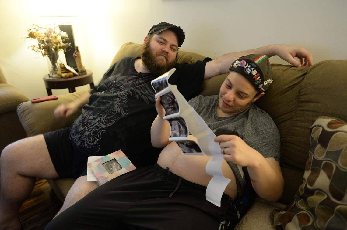 Liam went off testosterone injections for about one year before becoming pregnant.