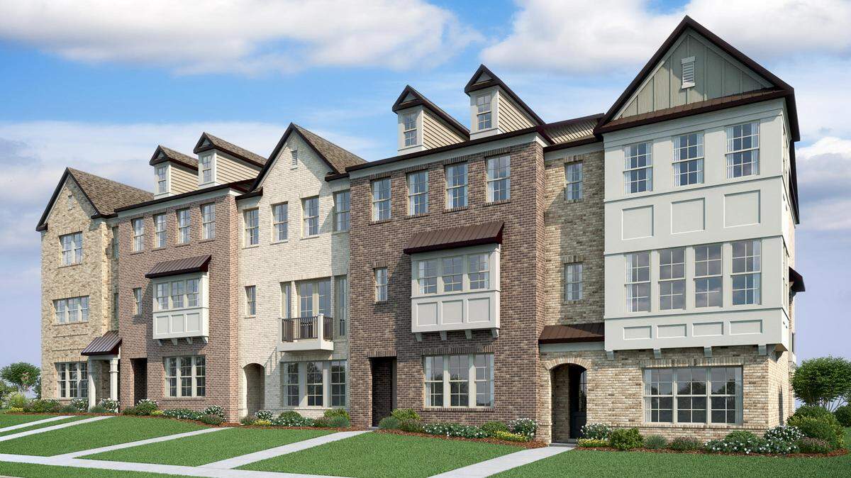 A rendering of the Townes at Montford.