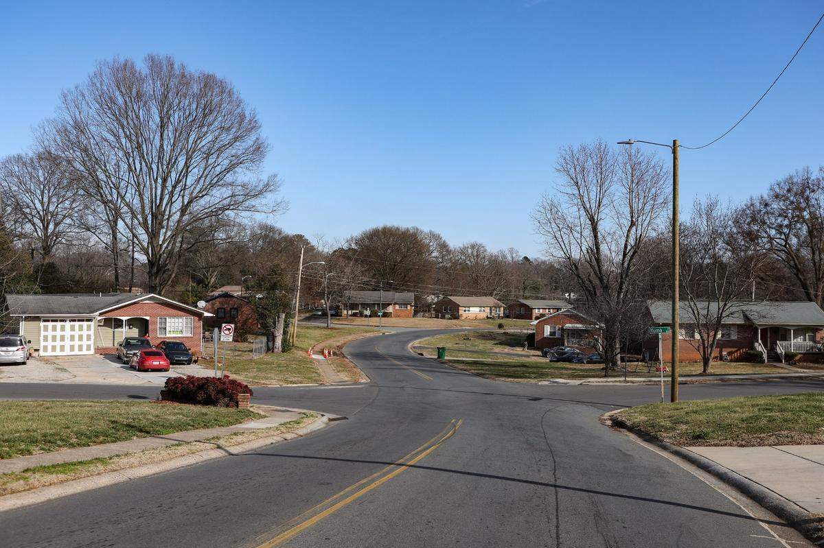 Built in the late 1950s by George S. Goodyear, Hidden Valley originally was a predominantly white middle-class neighborhood. Now, it is a predominantly Black community in northeast Charlotte.
