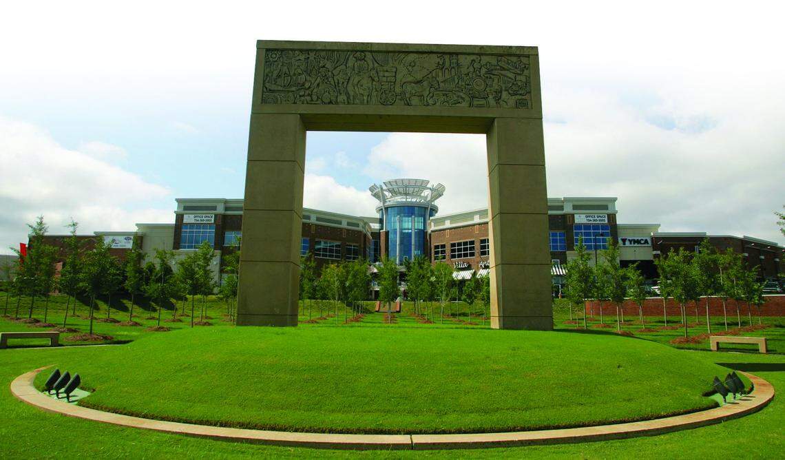 The Monuments of Ballantyne are a must-see. Photo by Jason Miczek.
