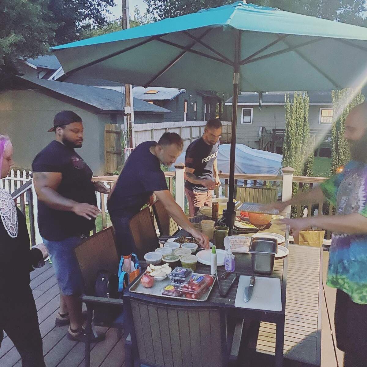 Chefs gather to work on the Supperland menu. 