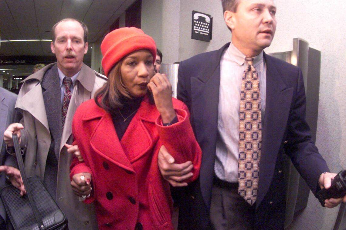 Theodry Carruth, mother of Rae Carruth, was the unlikely tipster who told authorities where to find her son when he fled the state following the death of Cherica Adams.