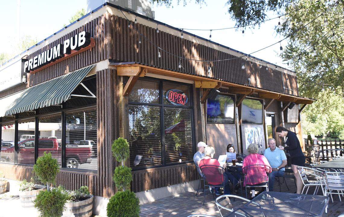 At Old Pineville Premium Pub, Greek foods are on the menu including the authentic Greek village salad, Grecian tenderloin tips, and Grecian pork chops.