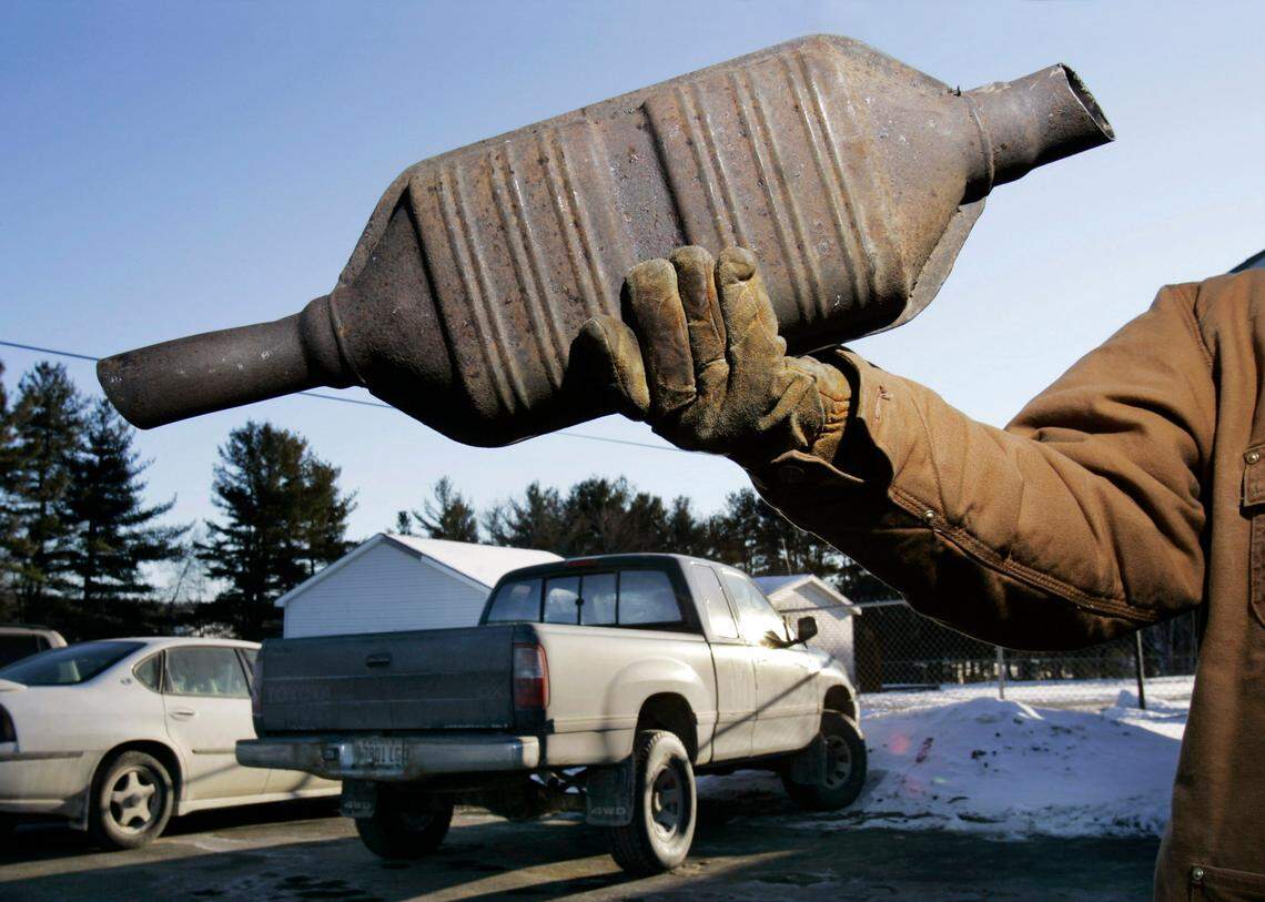 A catalytic converter is seen in this file photo.