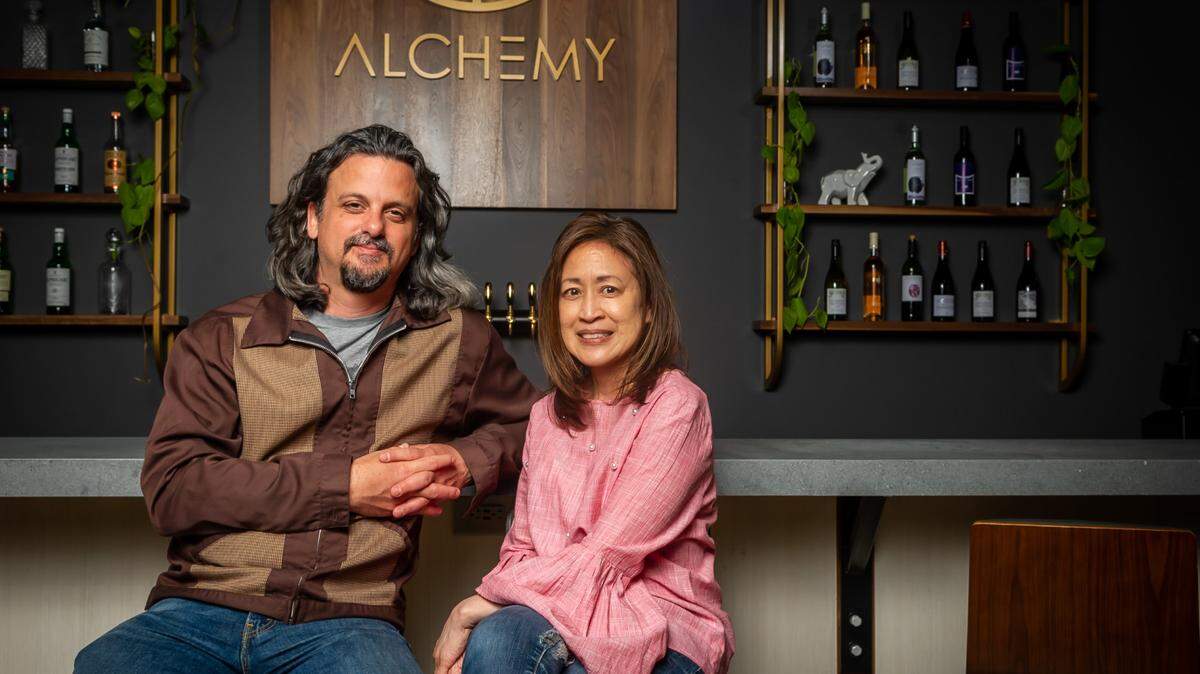 Glen and Maria Nocik transformed empty space in C3Lab’s building into Alchemy, a 10,000-square-foot entertainment venue that includes The Restaurant at Alchemy, Gallery C3 and The Gathering Common. These spaces will remain open when C3Lab closes.