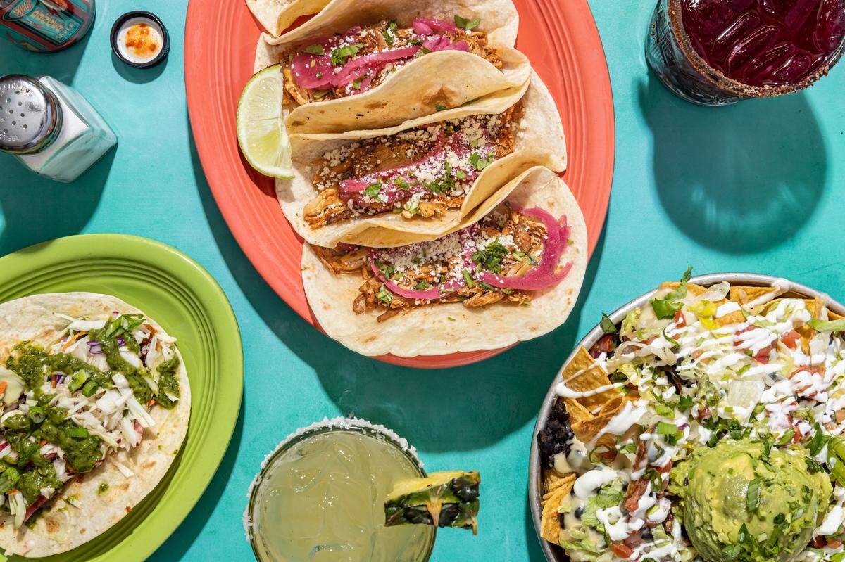 Taco Boy offers a variety of taco styles, with traditional Mexican styles along with modern vegetarian versions.