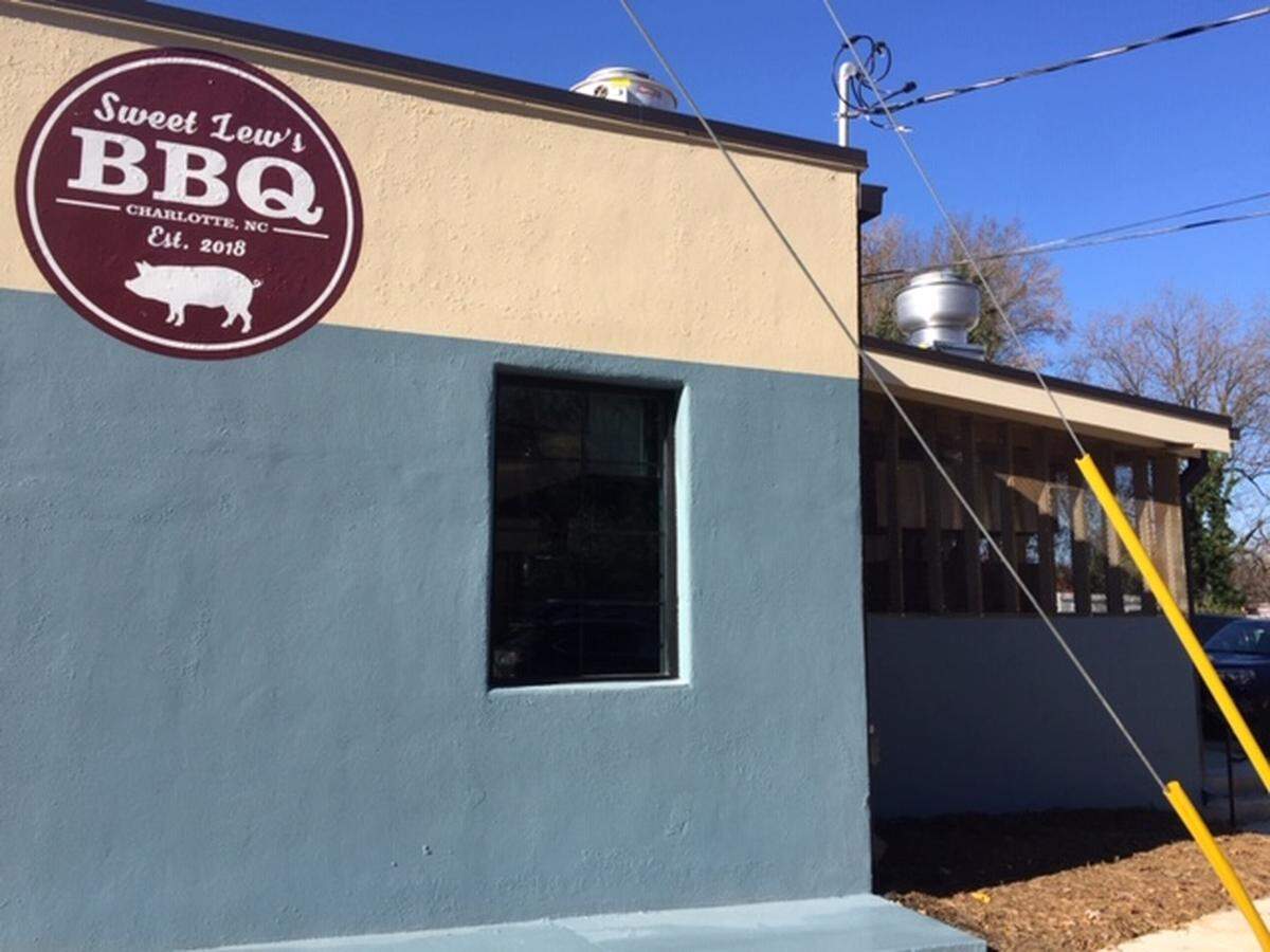 Sweet Lew’s, with wood-cooked barbecue, will officially open Wednesday on Belmont Avenue.