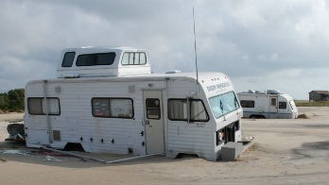 Aftermath of Hurricane Florence on Cape Lookout National Seashore, which is closed for repairs, says the National Park Service.