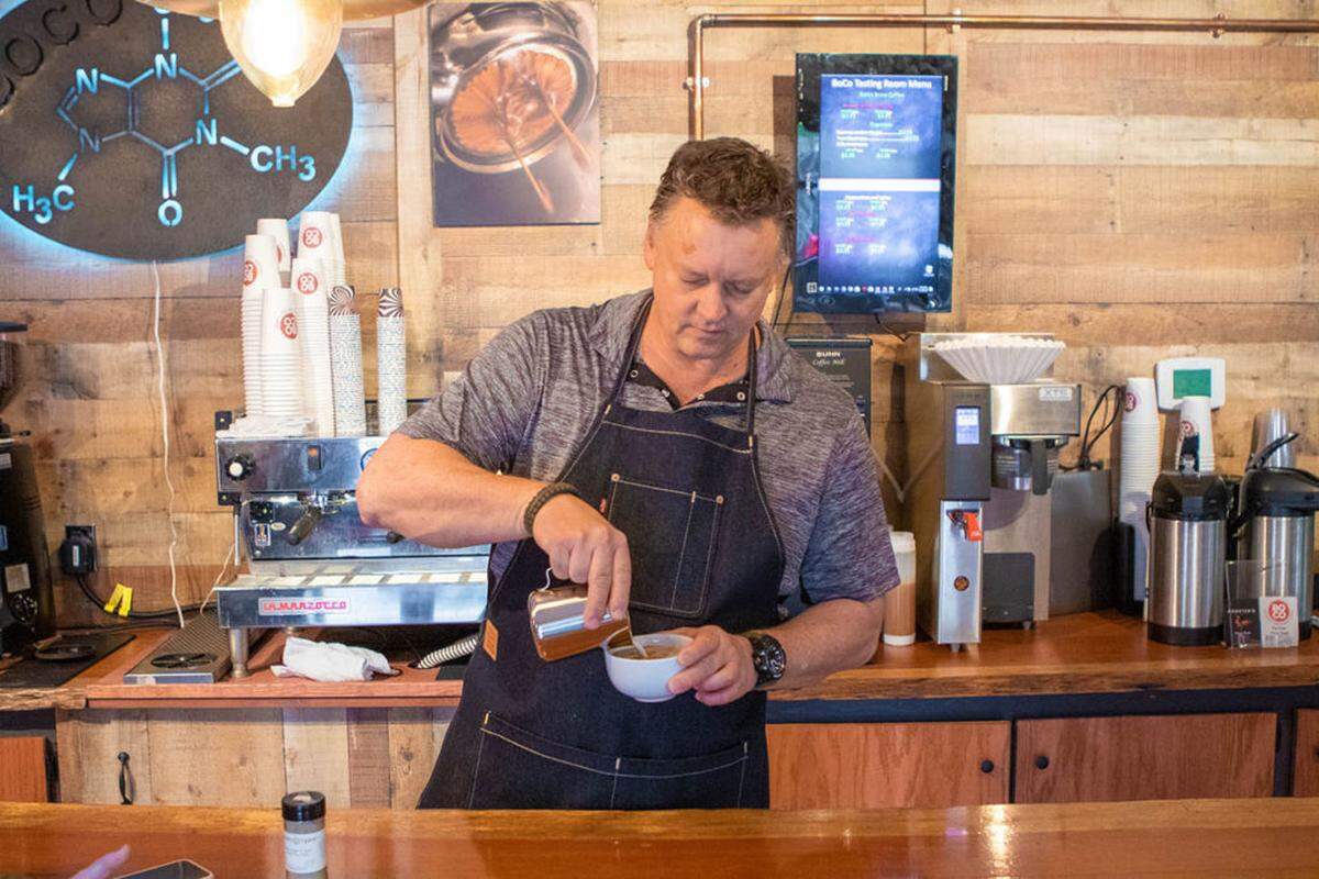 David Haddock of BoCo Coffee Roasters.