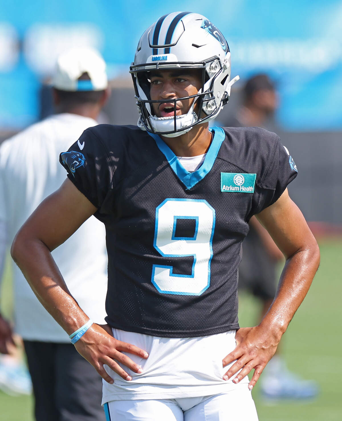 Carolina Panthers quarterback Bryce Young during the team’s training camp practice on Wednesday, July 29, 2026.