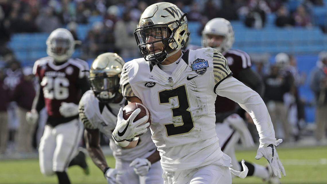 Wake Forest safety Jessie Bates only played two seasons for the Deacons. But he's an intriguing second-day prospect for the Panthers, who need help at the safety position.
