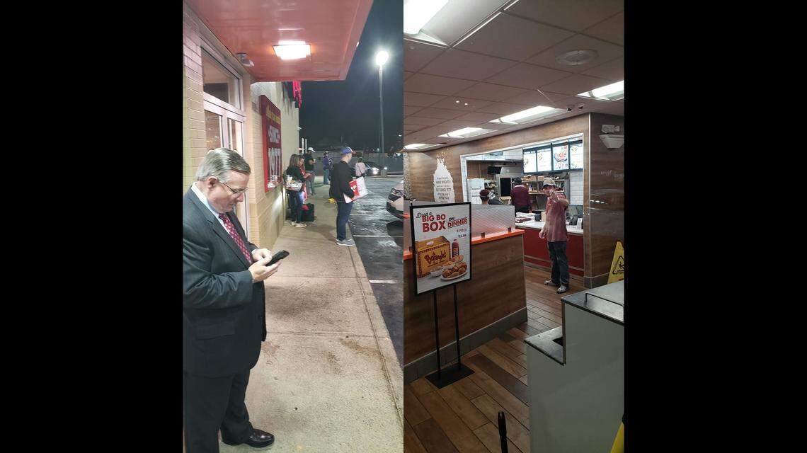 Bojangles’ apologized for one of its restaurants locking out supporters of President Donald Trump after his appearance at a large rally&nbsp;in Charlotte on March 2, 2020. 