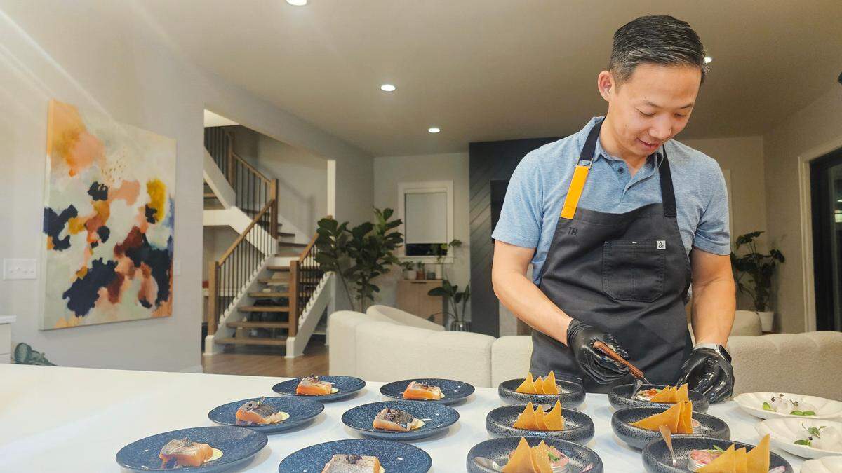 Private chef Tony Huynh can curate an omakase experience in your home.