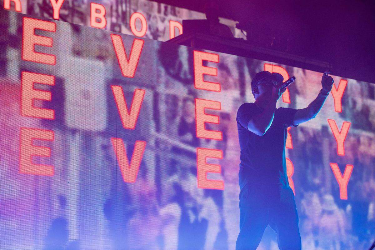 Logic performs in Charlotte on Thursday.