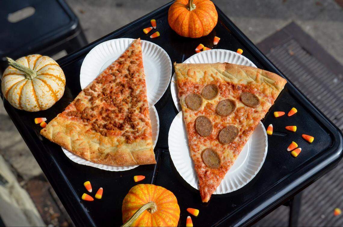 At Benny Pennello’s, the slices are bigger than a plate.