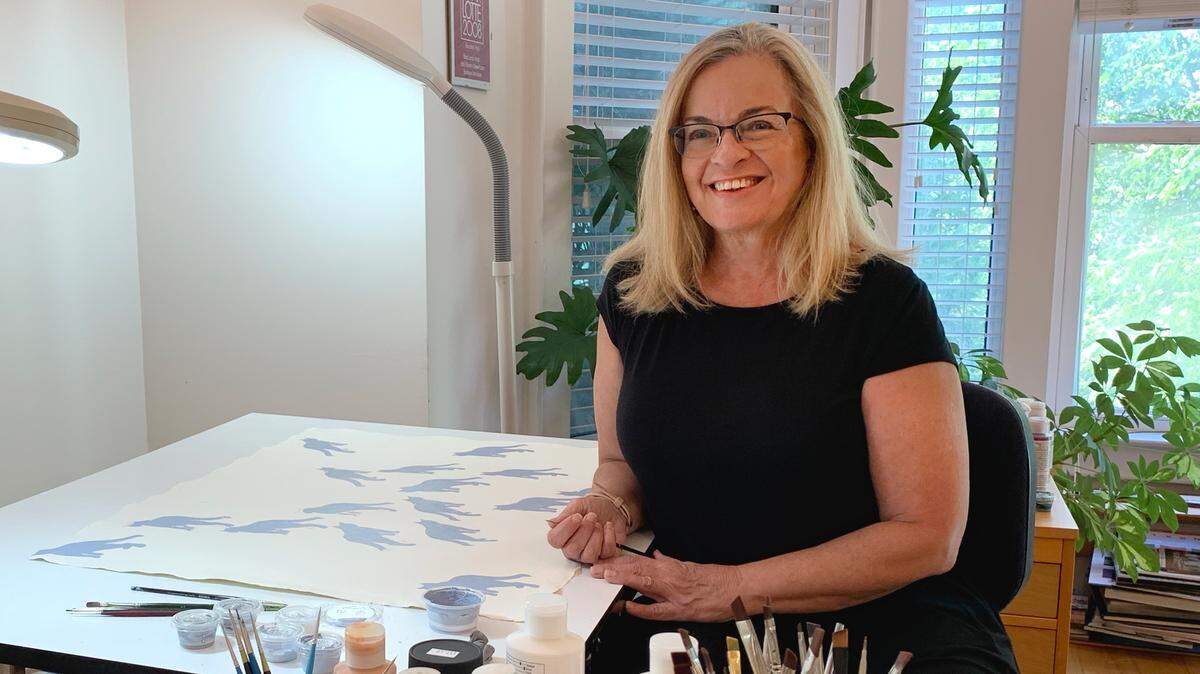 Charlotte artist Barbara Schreiber​ would have been one of six resident artists at the McColl Center this summer, but the COVID-19 outbreak made that impossible. The McColl selection panel was drawn to her interest in climate change and habitat loss. Schreiber says her paintings have always combined “the pretty picture and the ugly subject.” Her residency is now rescheduled for 2021.