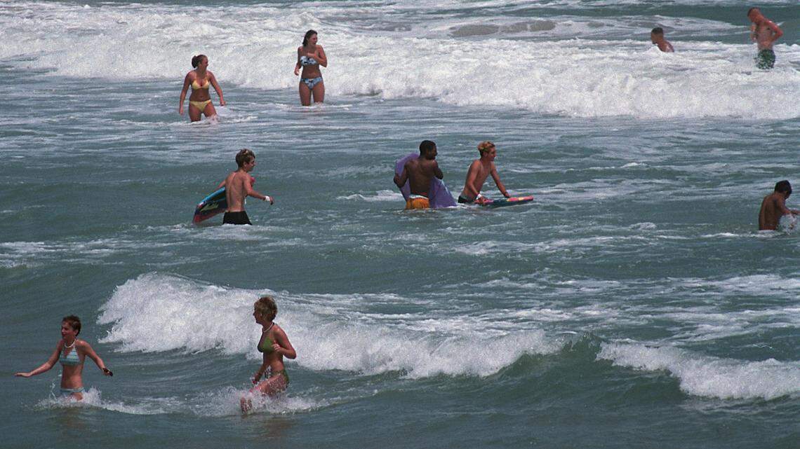 Heavy rains can turn ocean waters murky, which attracts sharks closer to shore, experts say.
