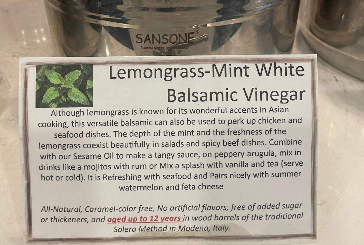 Southern Olive offers detailed information about each of its olive oils and vinegar options.