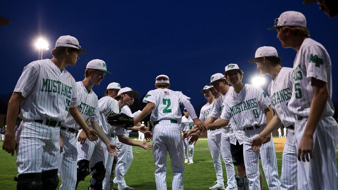 No. 1 Myers Park rolls in high school baseball opener, shuts out East Meck, 15-0