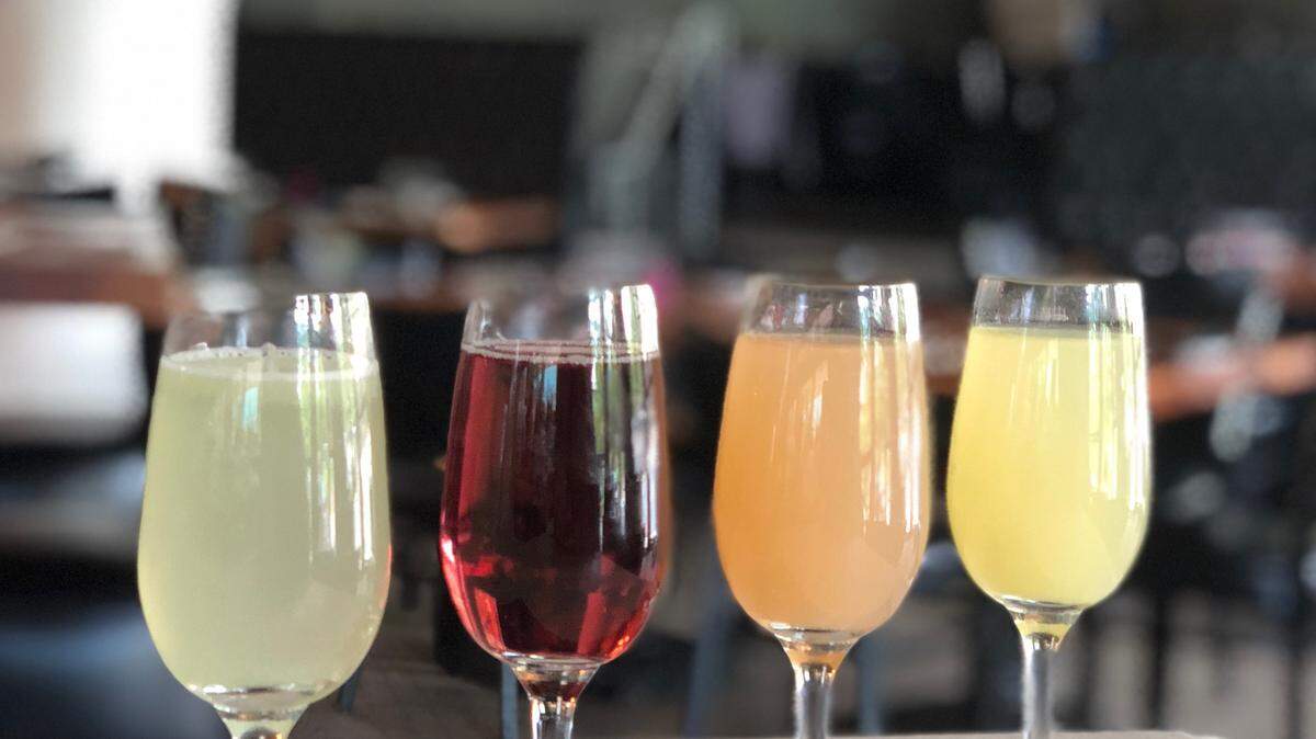 5Church's Mother's Day brunch includes a mimosa flight, with cucumber mint, hibiscus lavender, passion fruit and pineapple versions.