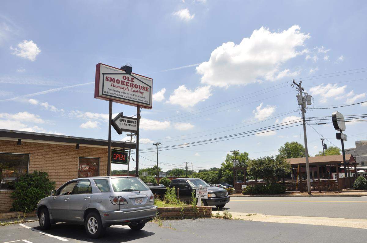 The Ole Smokehouse, a Greek-owned, old-time family restaurant on Montford Drive, closed after 53 years in June 2010 because owners Bill and Joanna Koutsoupias wanted to retire.