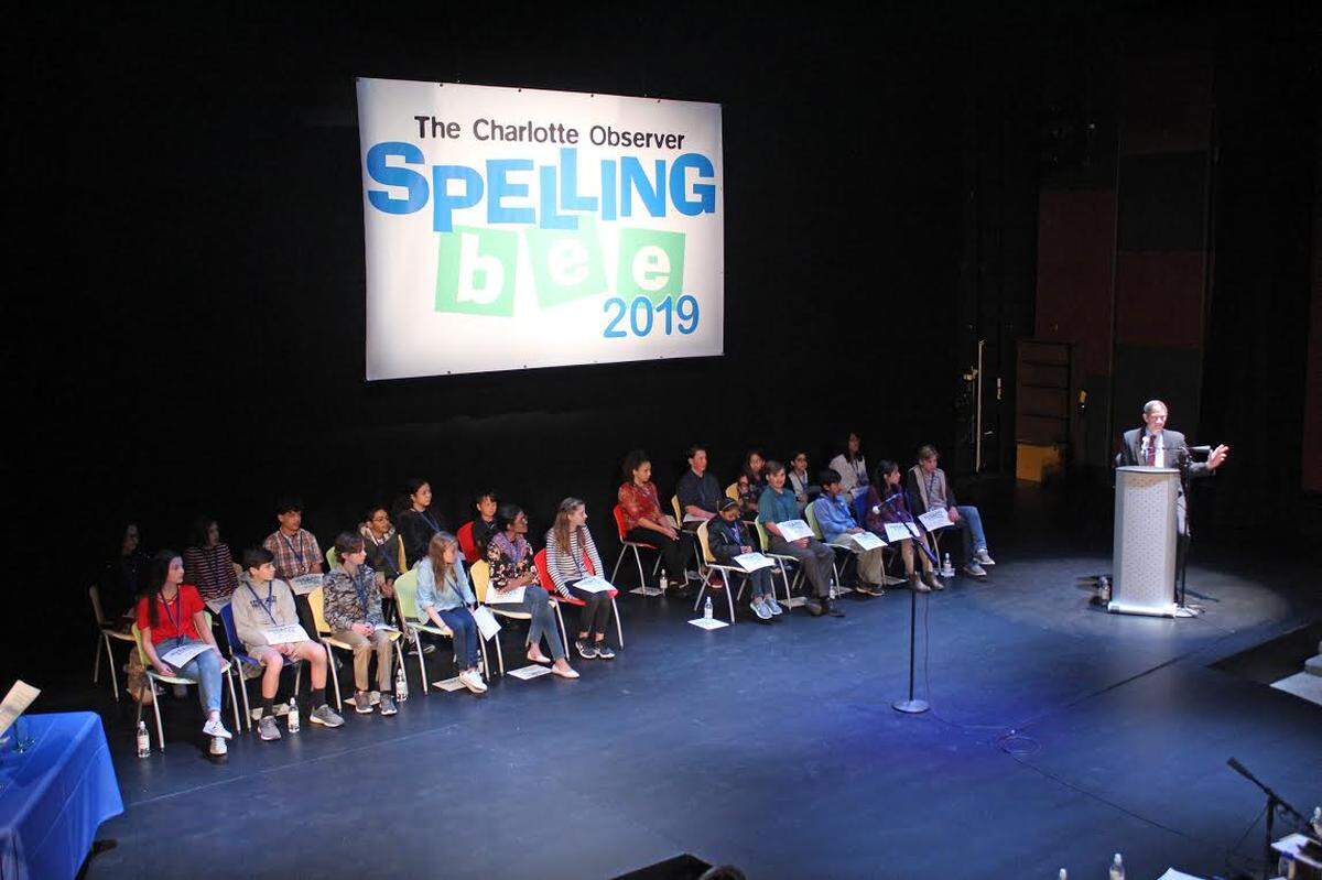 Twenty-two middle schoolers from around the region compete to see who would advance to the Scripps National Spelling Bee in Washington, D.C.