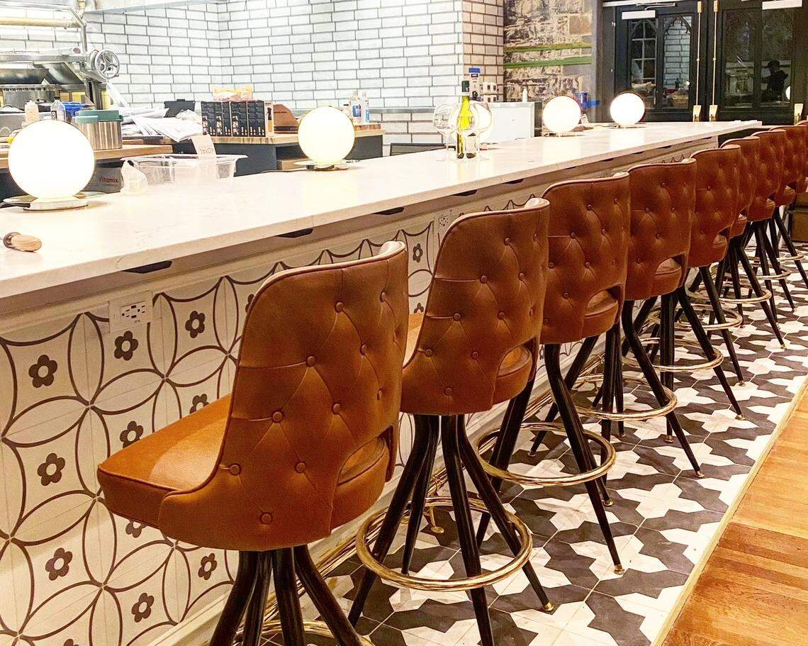 Diners will see an open kitchen in the space.