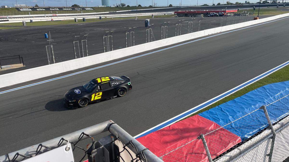 Twenty-one Next Gen cars were on track at the Charlotte Motor Speedway road course in Concord, N.C. for two days of team testing in October.