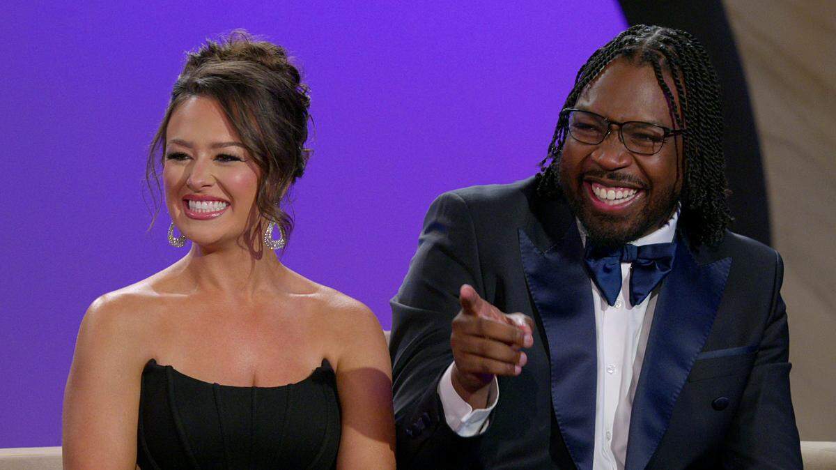 “Love is Blind” stars Brittany and Kenneth at the season 6 reunion.