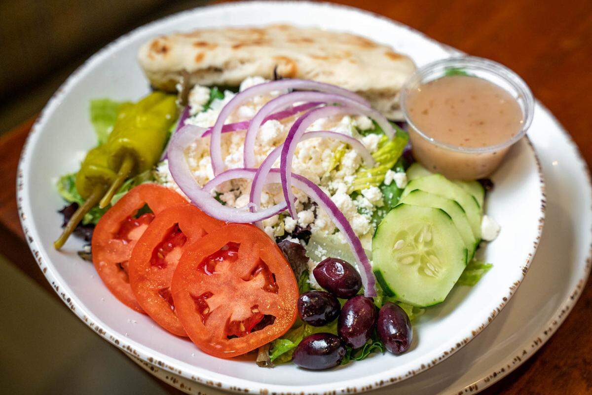 The Greek salad at Showmars.