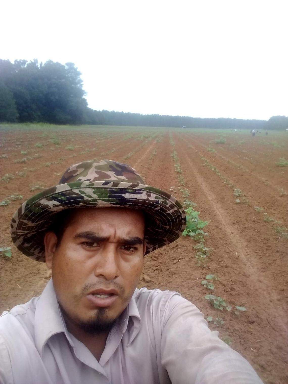 Celso González said he took out a loan to cover transportation, food and fees to get to North Carolina to work in the spring of 2019.