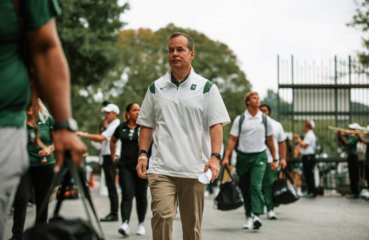 Mike Hill begins his seventh full year as the Charlotte 49ers’ athletic director.