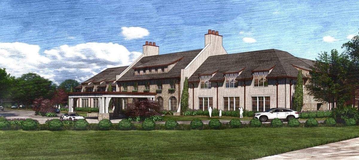 The 40-room, two-story hotel at the proposed $20 million Sam Furr Road Inn development in Cornelius would look “like an old English country inn” and “a really big grand home,” developer Jake Palillo said.
