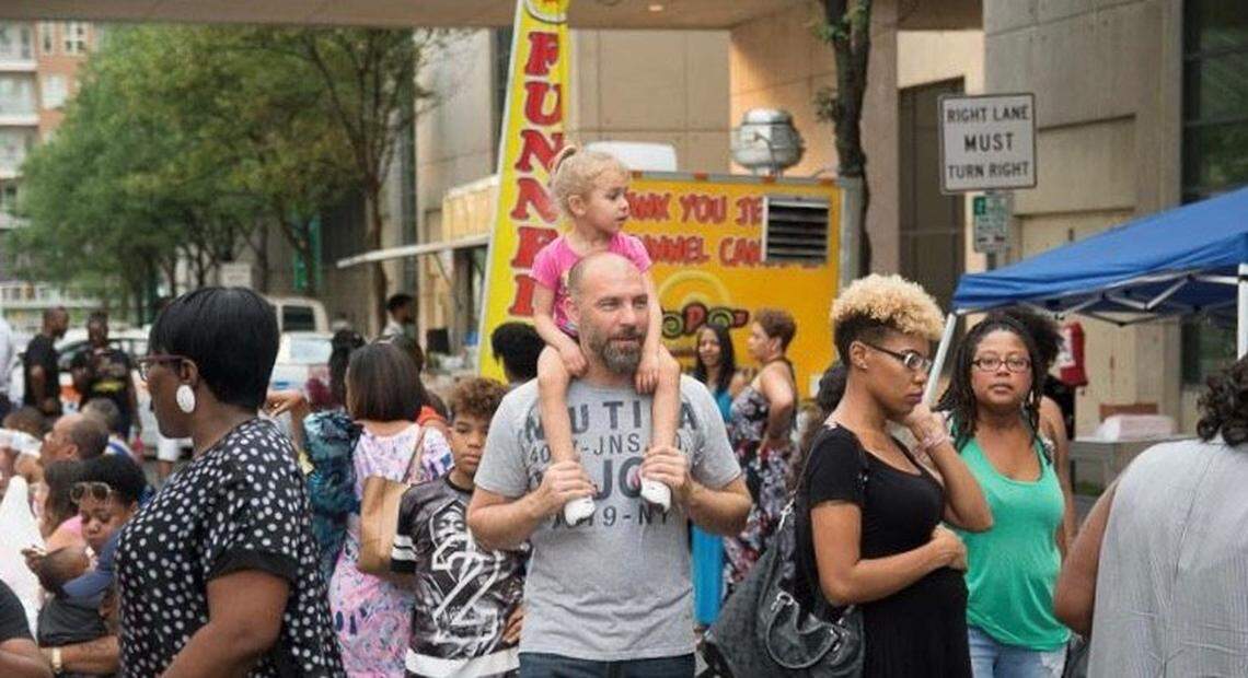 The start of the Black Food Truck Fridays began on Friday. The event with small business owners took place during a nationwide boycott of large corporations. The photo shows an event in 2023.