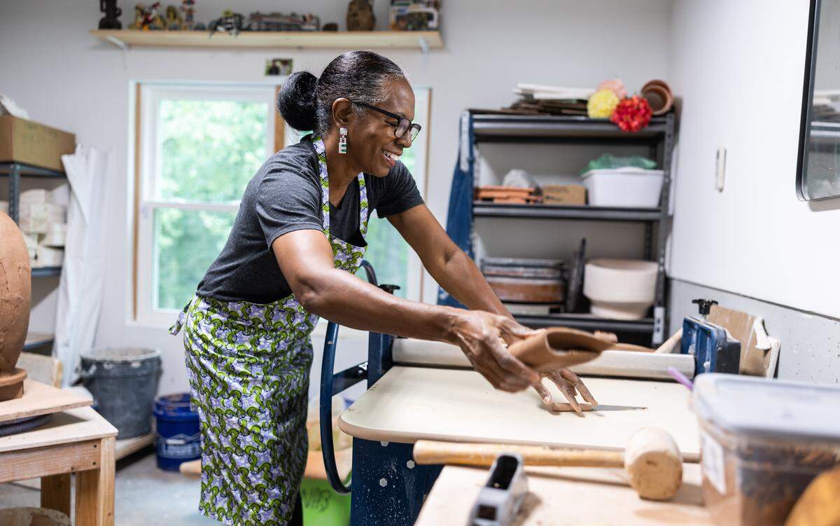 Lydia Thompson will be an artist-in-residence at Starworks in Star this fall, where she will develop a body of work inspired by the adobe structures and traditional art forms she documented during her travels in Ghana.