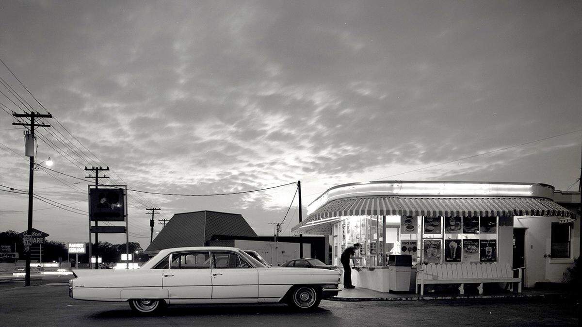 
Byron Baldwin’s 1986 image “Dairy Queen” is one of 72 photographs that will be included in the upcoming Light Factory auction. 