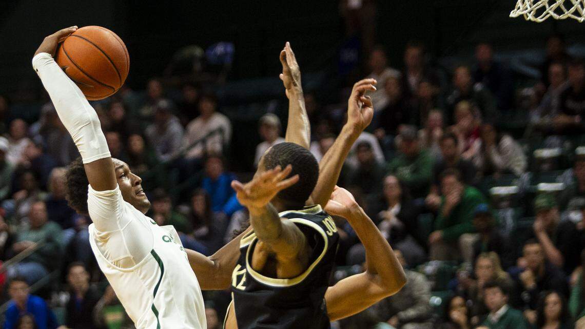 Charlotte’s Jahmir Young (left) scored 24 points against Wake Forest on Sunday.