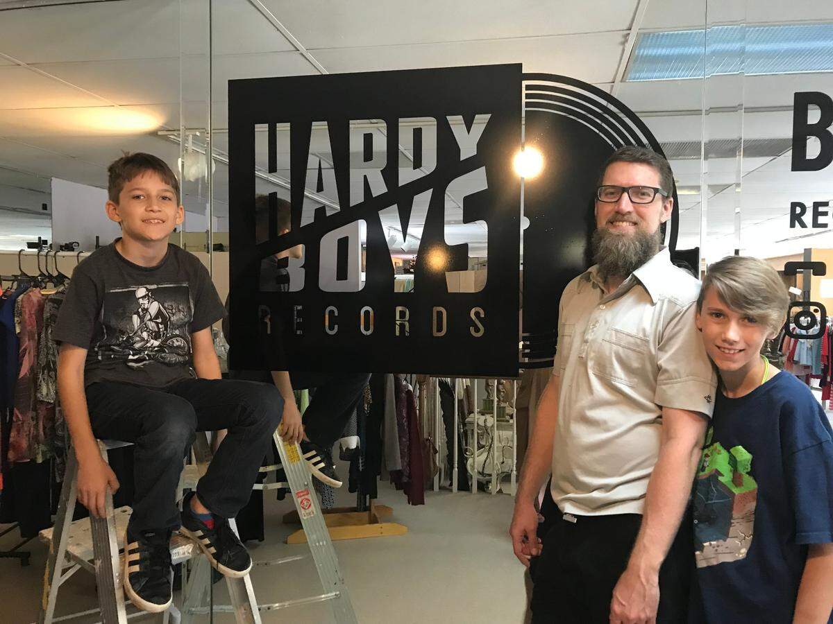 Hardy Boys Records has grown from a home business to three locations.