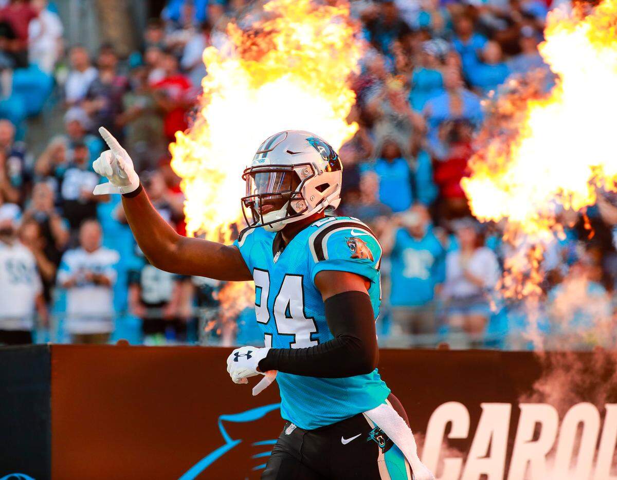 Carolina Panthers cornerback James Bradberry (24) will enter his fourth season with the team and has showed steady improvement each year.