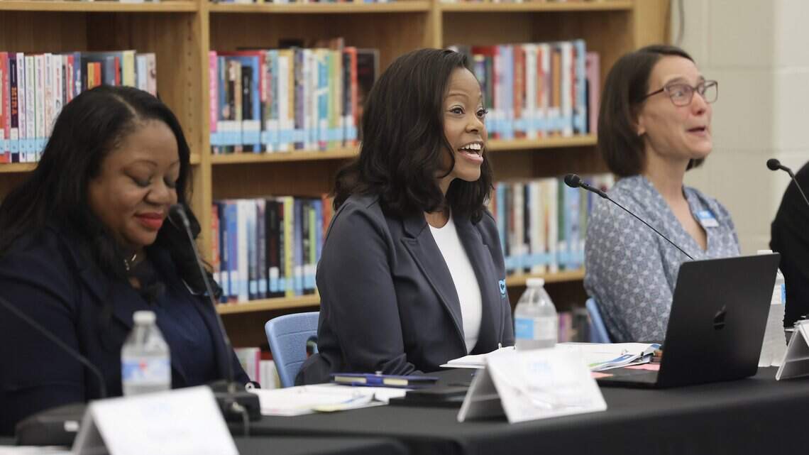 What’s in store for Crystal Hill’s first board meeting back as CMS superintendent