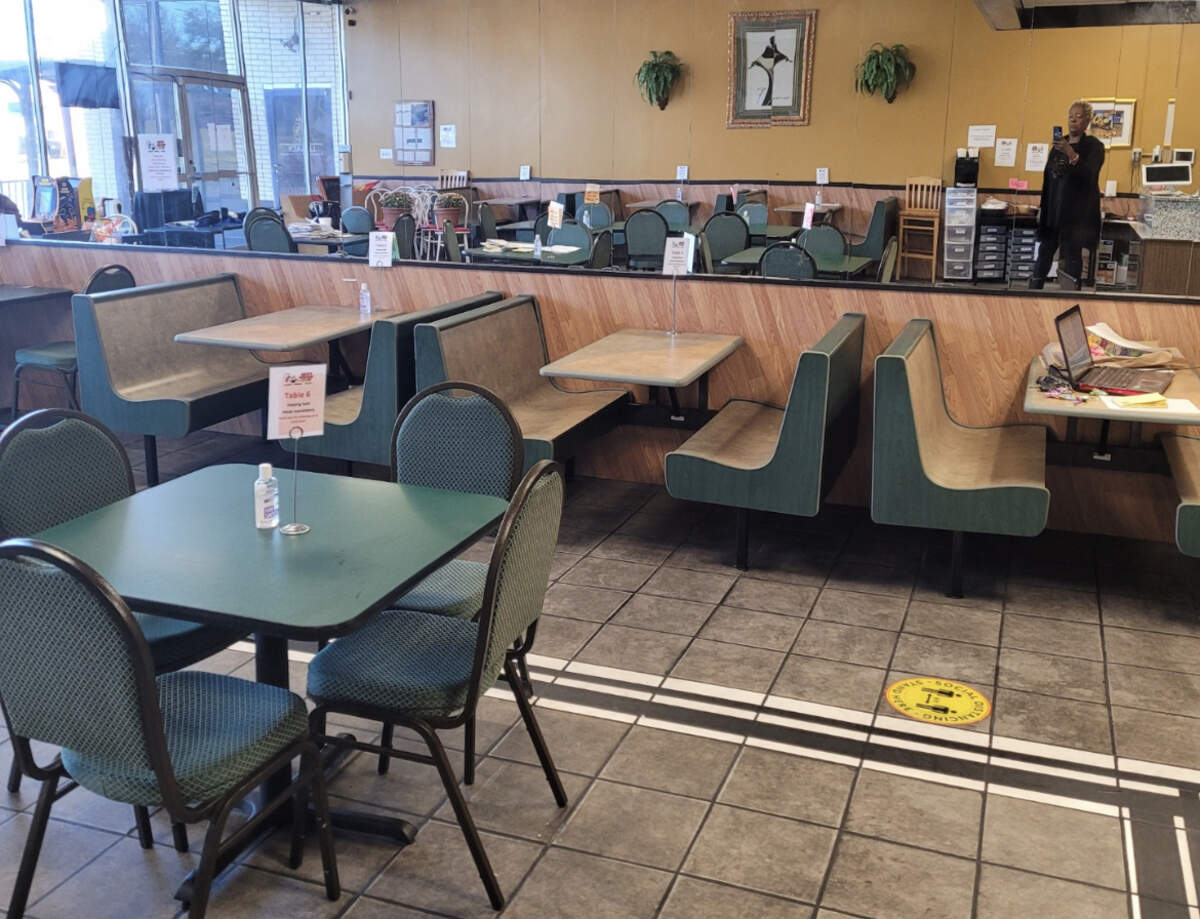 Before “Restaurant Impossible” visited, Smith’s Soul Food carried a dated look and color palate.