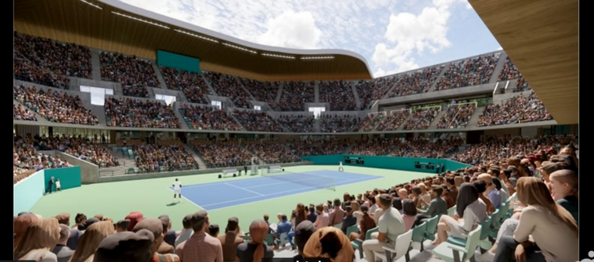 One of the world’s most prestigious tennis tournaments plans to move to Charlotte’s budding&nbsp;River District, building this stadium and 40 indoor clay tennis courts that Charlotteans could use year-round.
