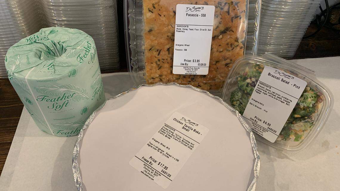 DeSarno’s is offering a free roll of toilet paper along with the purchase of one of its meal deals, which come with bread and a side dish.