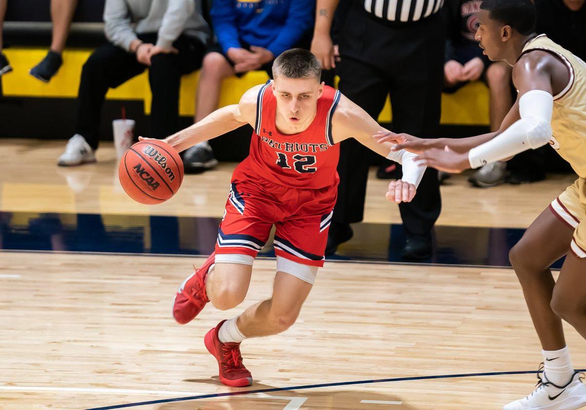 Davidson Day’s Jackson Threadgill (12) drives to the basket. Cannon would play Davidson Day at the 2020 Carmel Christian School MLK Showcase Saturday, January 18, 2019. Threadgill now stars for the Charlotte 49ers.