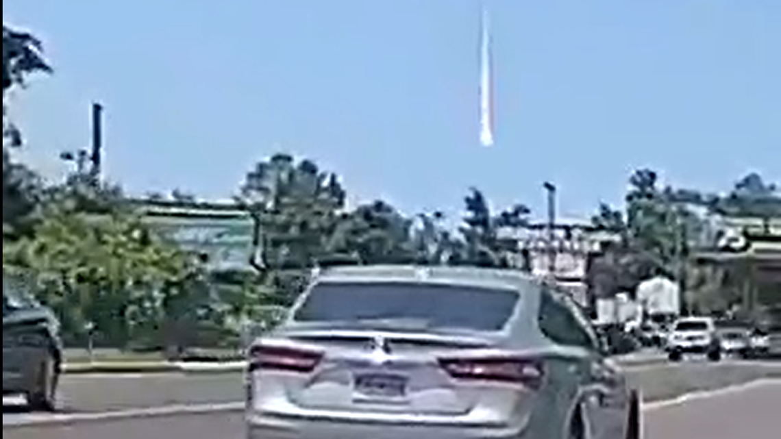 What may have been a meteorite was filmed in multiple states, including South Carolina.