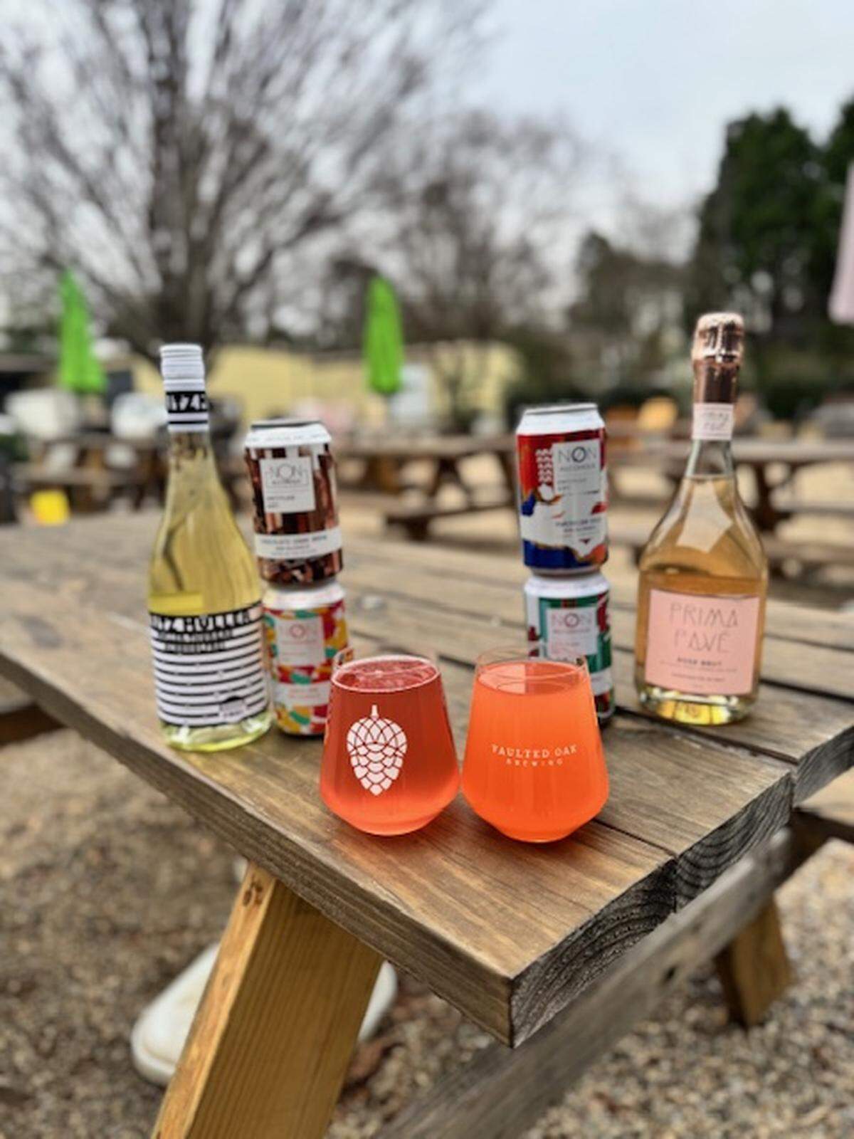 Vaulted Oak Brewing has several nonalcoholic drink options.