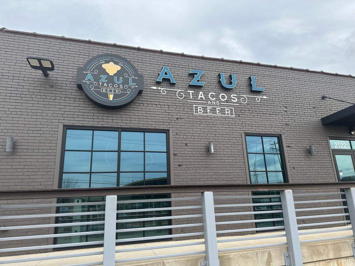 Azul Tacos and Beer is open at 2122 Thrift Road.