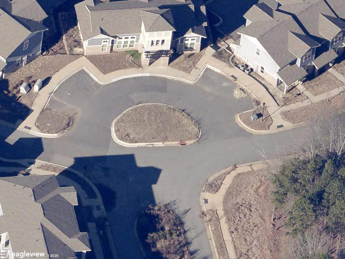 This picture on the Mecklenburg County tax listing site provides an areal view of part of the unfinished The Pointe at Caldwell Station community in Huntersville.