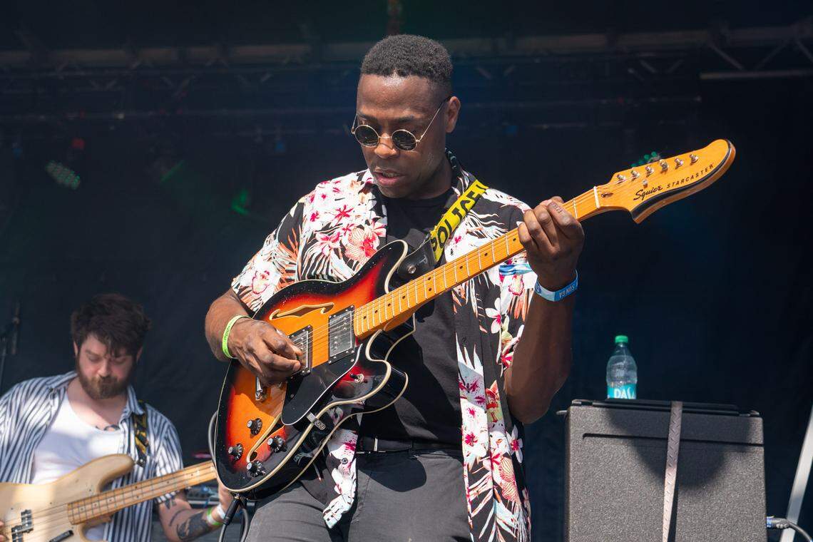 Petrov’s Syd Little on the Music Everywhere Stage at Lovin’ Life Music Fest.