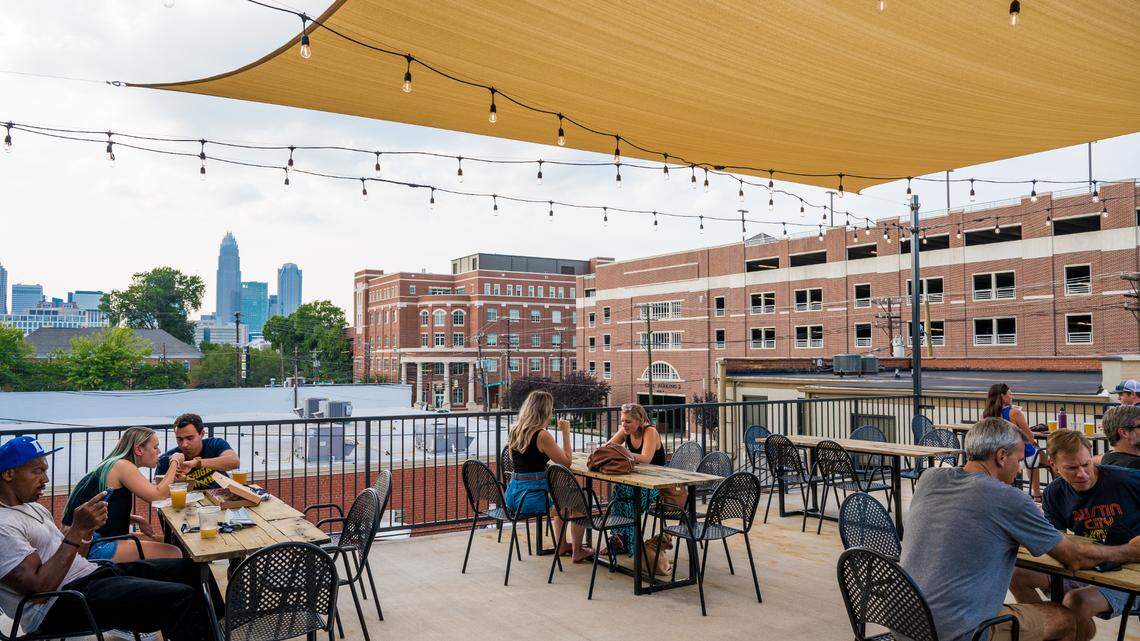 You can enjoy non-alcoholic drinks, including kombucha, at Charlotte breweries such as Devil’s Logic Brewing.